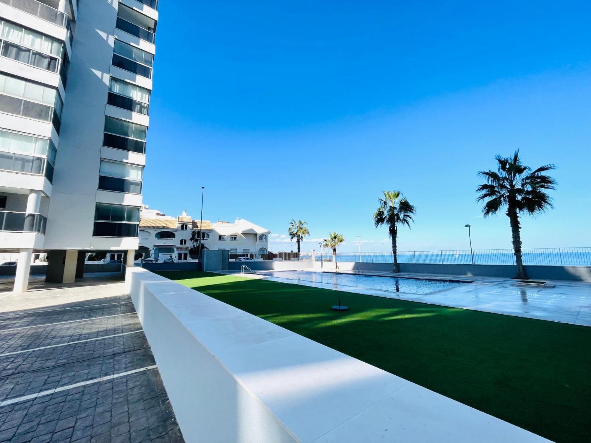 Apartamento En Primera Linea Con Vistas A La Playa Ensenada Del Esparto Del Residencial Vina Del Mar Apartment La Manga del Mar Menor Exterior foto