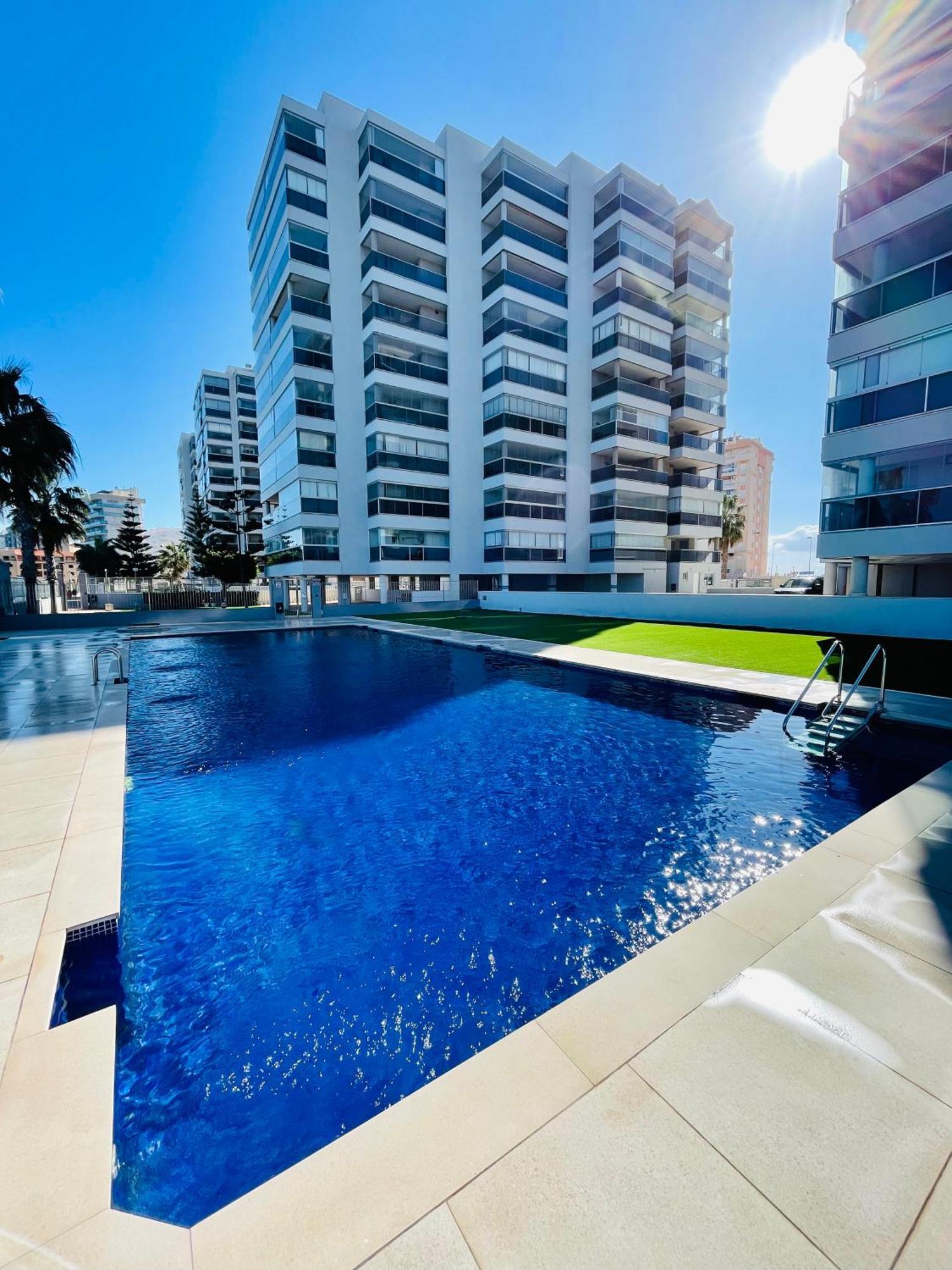 Apartamento En Primera Linea Con Vistas A La Playa Ensenada Del Esparto Del Residencial Vina Del Mar Apartment La Manga del Mar Menor Exterior foto